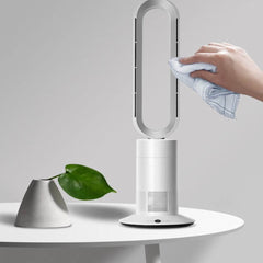 Premium 2 IN 1  Cool & Hot Air / Bladeless Fan Heater with Remote (Height: 79.5 cm) -Square Premium 2 IN 1  Cool & Hot Air / Bladeless Fan Heater with Remote (Height: 79.5 cm) -Square