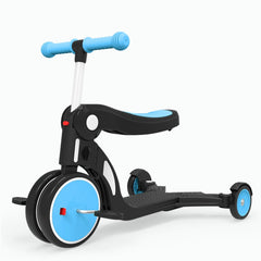 Blue Convertible 3-in-1 Balance Bike, Tricycle, Scooter & Stroller for Aged 1-3-6 Years Old Blue Convertible 3-in-1 Balance Bike, Tricycle, Scooter & Stroller for Aged 1-3-6 Years Old