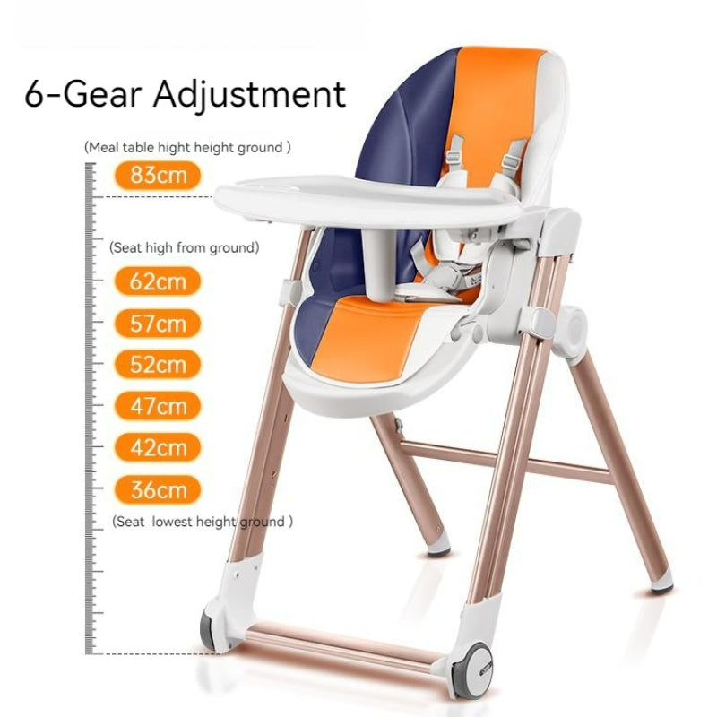 Multifunctional Adjustable Baby High Chair With height Multifunctional Adjustable Baby High Chair With height