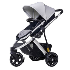 Three Wheels Baby Stroller Baby Prams-Premium Grey Three Wheels Baby Stroller Baby Prams-Premium Grey