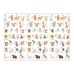 200x150x1 cm Foldable Baby Playmat with Carry Bag - Animals & Stars Sides-E