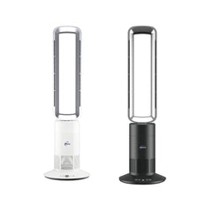 Premium 2 IN 1  Cool & Hot Air / Bladeless Fan Heater with Remote (Height: 79.5 cm) -Square