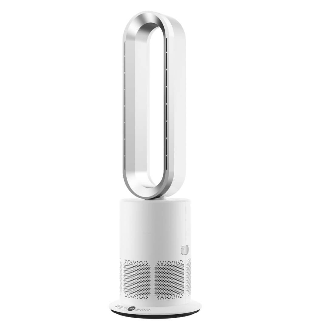 Premium 2 IN 1  Cool & Hot Air / Bladeless Fan Heater with Remote (Height: 79.5 cm)