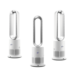 Premium 3 IN 1 Hepa Air Purifier NZ & Cooling & Electric Bladeless Fan Heater with Remote (Height: 86 cm)