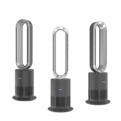 Premium 3 IN 1 Hepa Air Purifier NZ & Cooling & Electric Bladeless Fan Heater with Remote (Height: 86 cm)