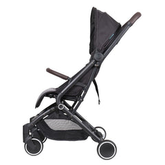 Four Wheels Lightweight Folding Baby Stroller Extra with Hidden Blackout Curtain-Black