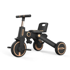 Birthday Gift-7 in1 Smart Folding Two-way Kid Trike Bike/ Stroller-Black