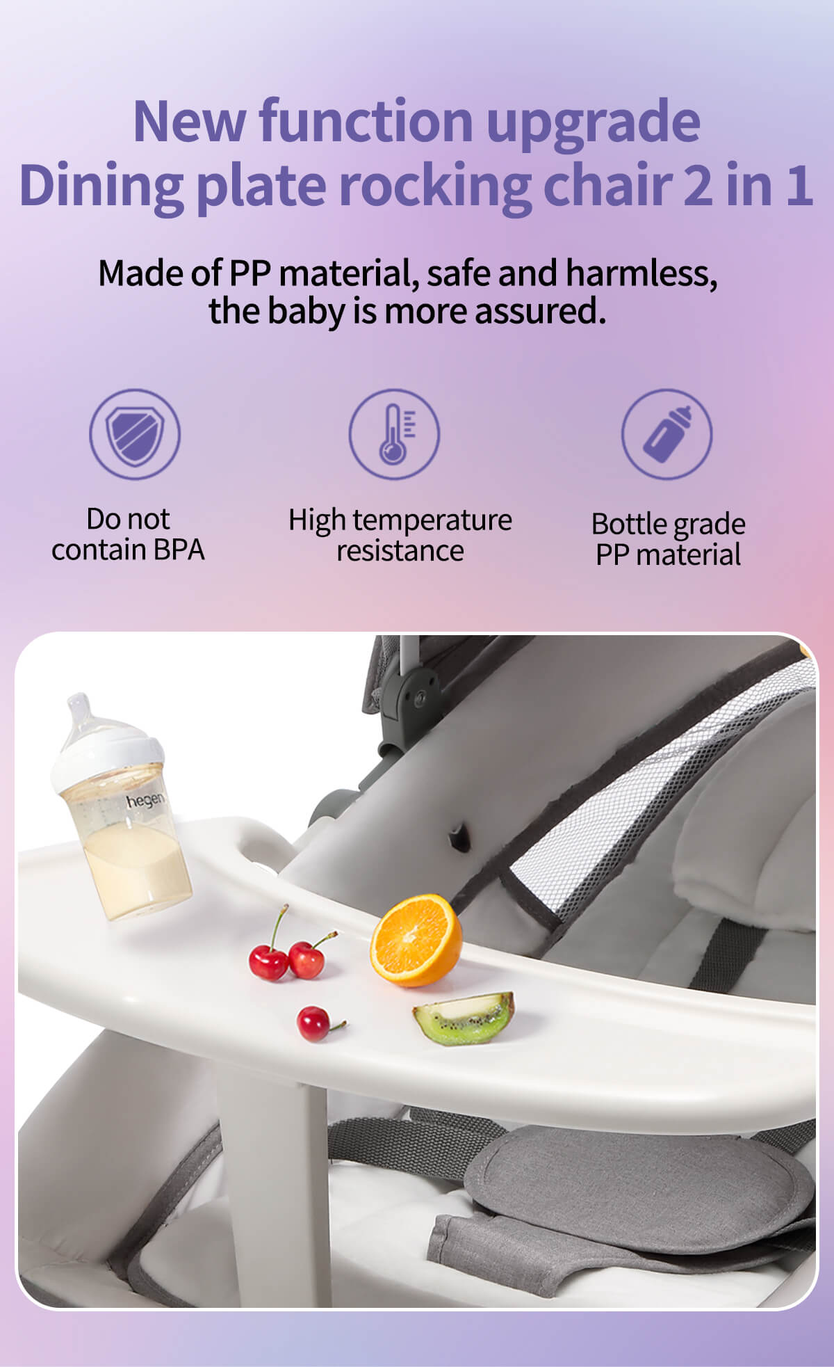 Newborn Baby Baby Swing With High Weight Limit Electric Baby