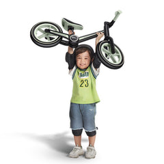 Premium Foldable & Adjustable Brown Racing Balance Bike | Christmas Gift for Kids Aged 2-5