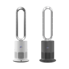 Premium 3 IN 1 Hepa Air Purifier NZ & Cooling & Electric Bladeless Fan Heater with Remote (Height: 86 cm)