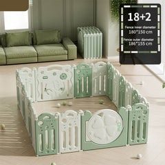 Baby Playpen-Four Leaf Clover in Green (12+2 To 18+2）