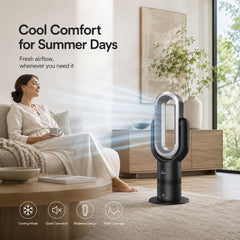 Cool summer breeze from Breevo ThermalFlow Pro Black bladeless tower fan