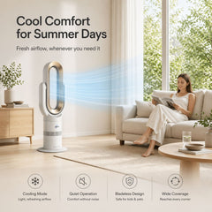 Cool summer breeze from Breevo ThermalFlow Pro Gold bladeless tower fan