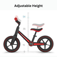 Premium Foldable & Adjustable Green Racing Balance Bike | Christmas Gift for Kids Aged 2-5 for Kids Aged 2-5