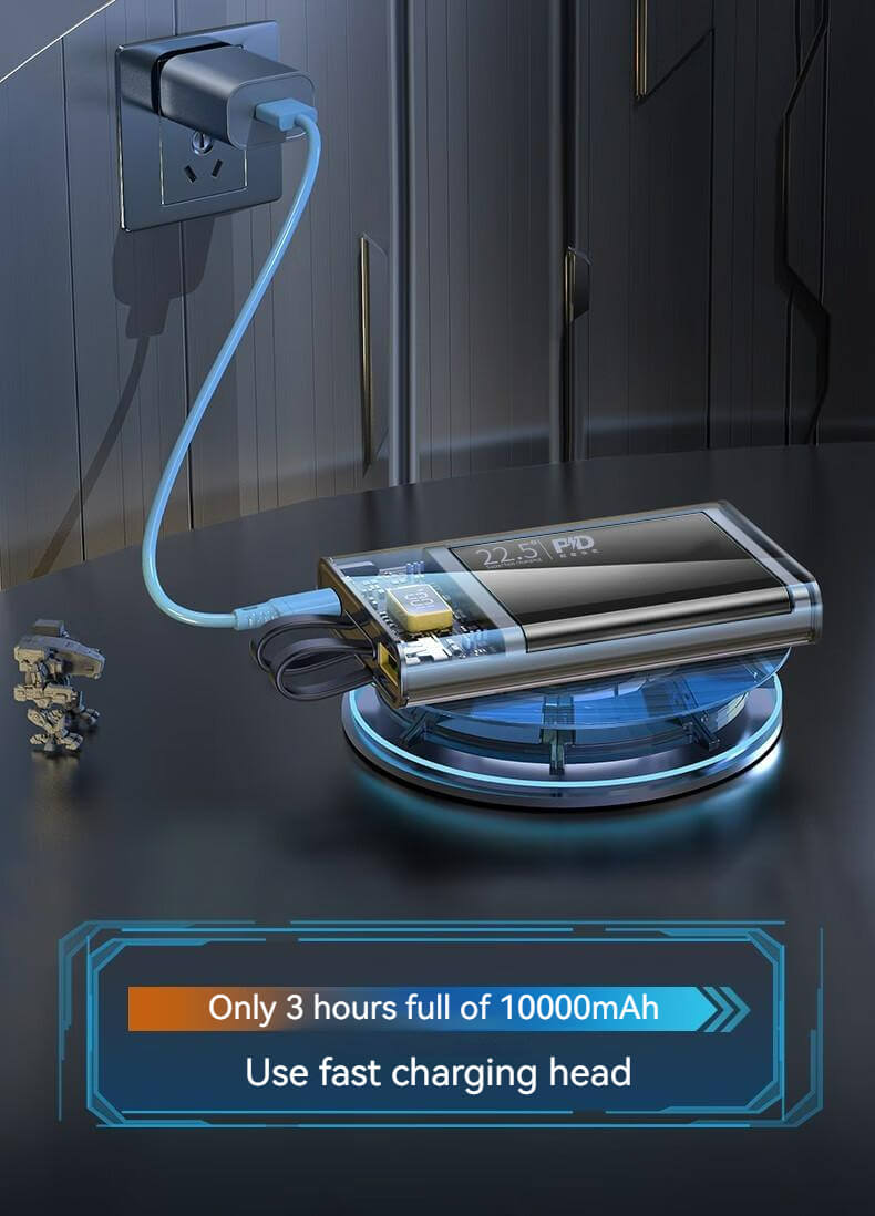 Fast charging 20000mah Display Power Bank