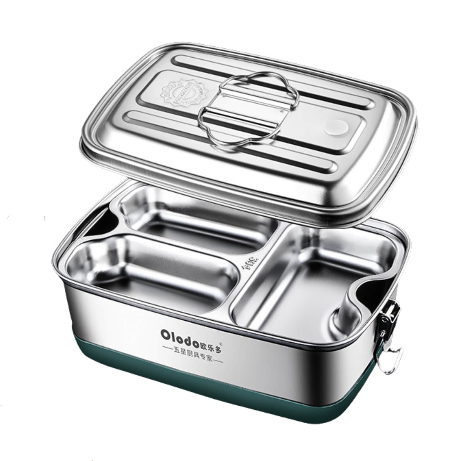 304 Stainless Steel Bento Lunch Box 2000ml