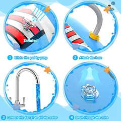 how to install Inflatable Splash Pad 