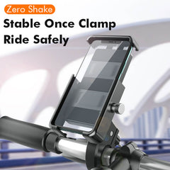 Stable Aluminum Alloy Bike Phone Holder 