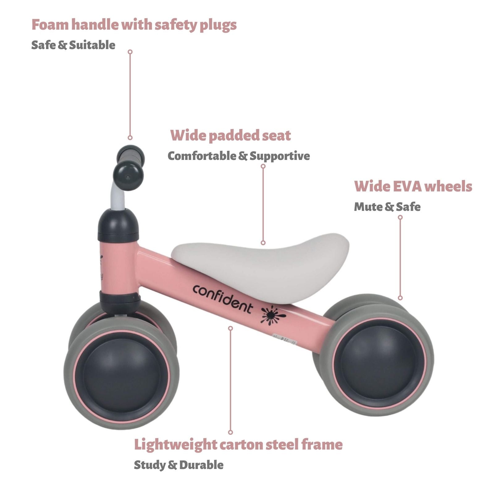 Kids balance bike 1003 Pink