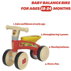 Kids Balance Bike 1011 Red
