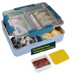 Blue stainless lunch box nz
