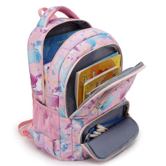 Blue Rainbow Unicorn Backpack Set