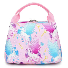 Blue Rainbow Unicorn Backpack Set
