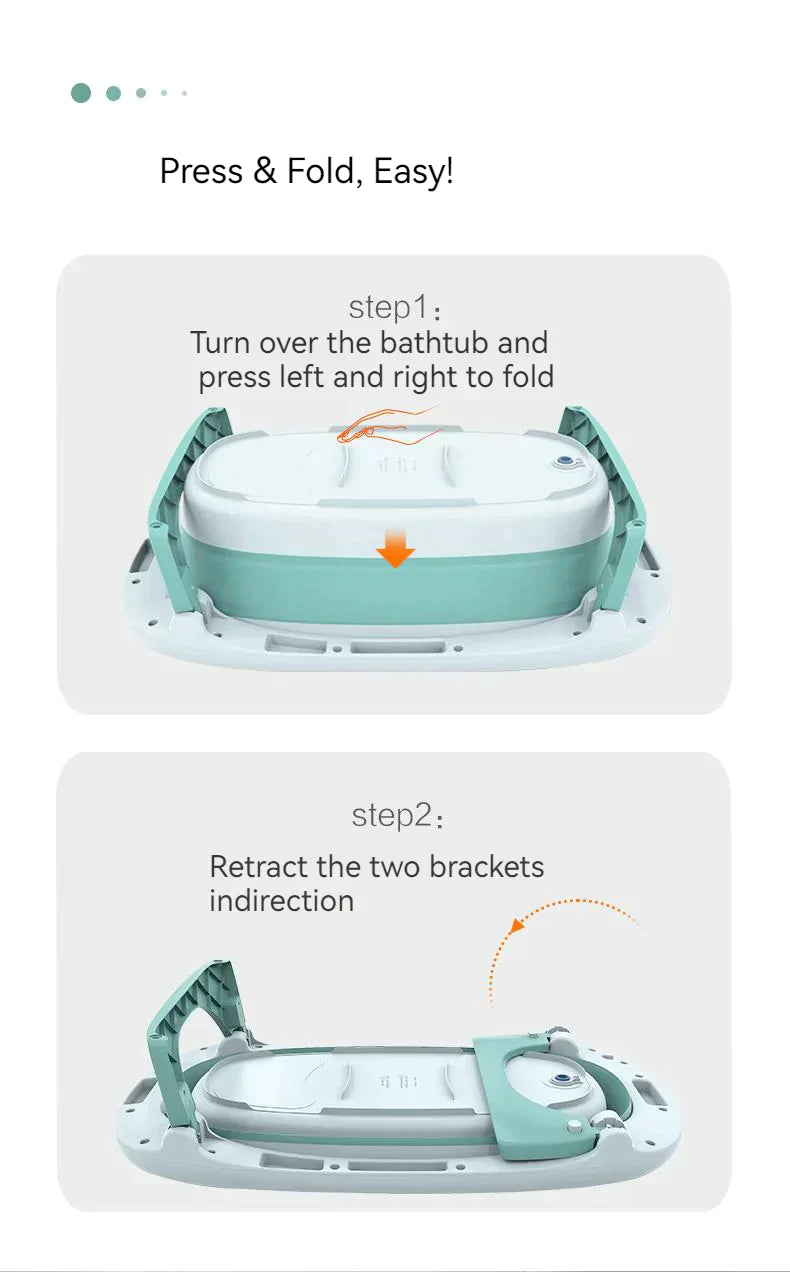 how to foldable a Bath Tub 