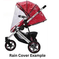 Three Wheels Baby Stroller with All Accessories -Black