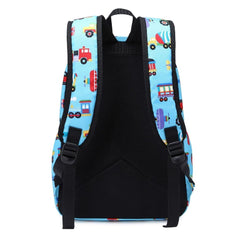School Bags for Boys Kids Backpacks-Blue Mini Car