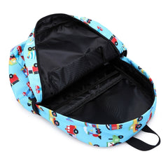 School Bags for Boys Kids Backpacks-Blue Mini Car