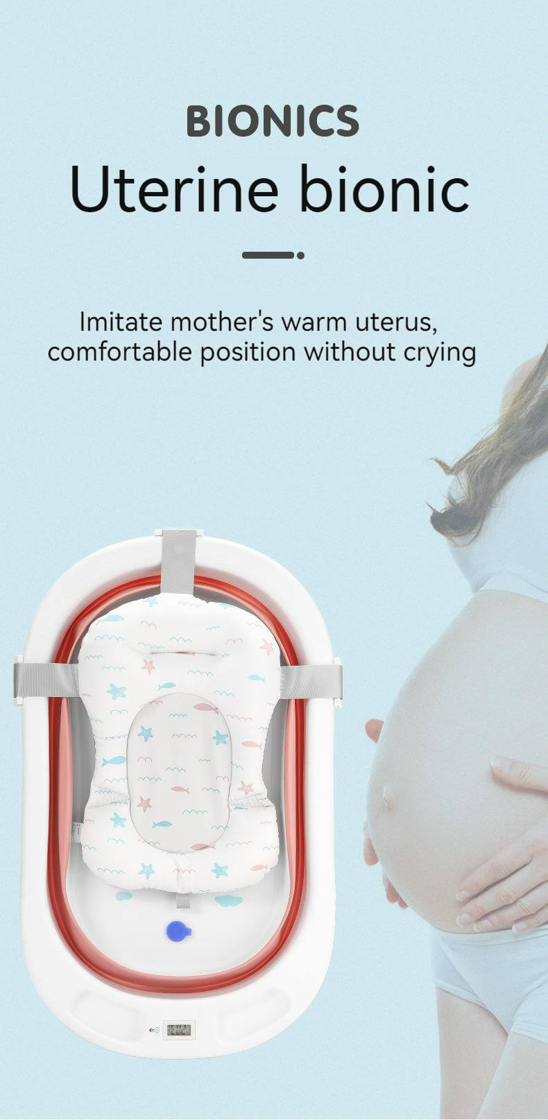 Soft Quick Drying Baby Bath Seat uterine bionic