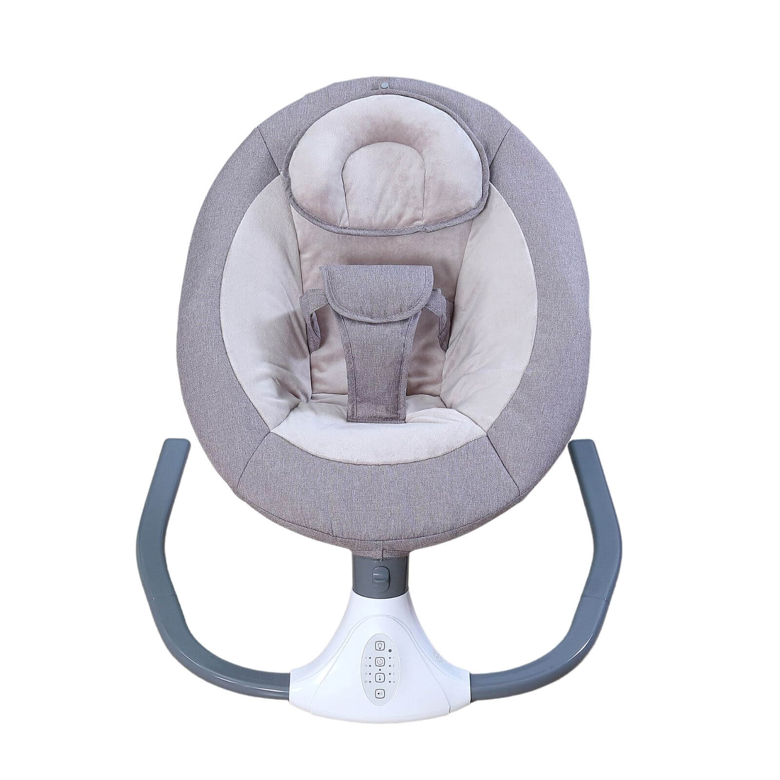 Smart Baby Swing Cradle Rocker Bed/ Bouncer Seat Infant Crib Remote Chair -Grey-4