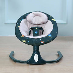 Smart Baby Swing Cradle Rocker Bed/ Bouncer Seat Infant Crib Remote Chair -Dark Green