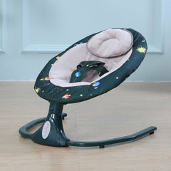 Smart Baby Swing Cradle Rocker Bed/ Bouncer Seat Infant Crib Remote Chair -Dark Green-side-2