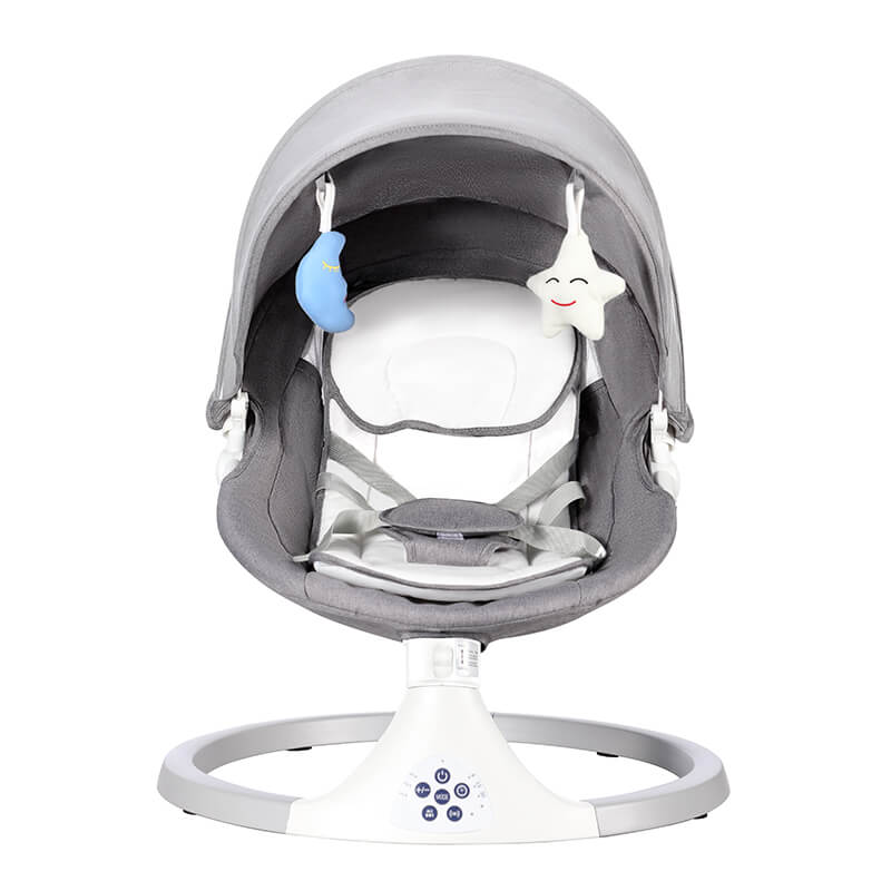 Smart Baby Swing Cradle Rocker/ Bouncer Seat with Dinning Table -Grey -3