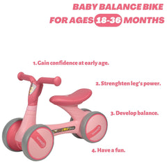 Baby Balance Bike 1006BD Pink