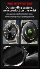 Black Smart Watch Leather Strap