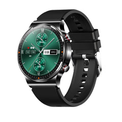 Black Smart Watch Silicone Strap