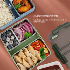Blue stainless lunch box nz with food