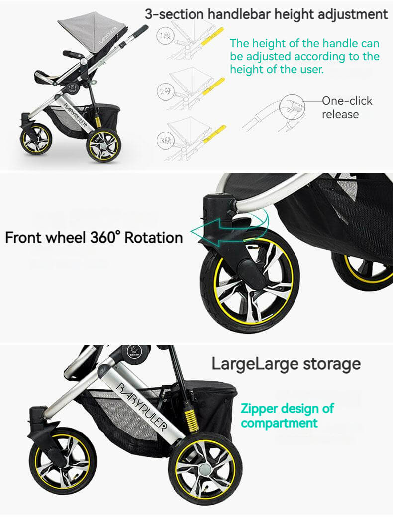 Baby seat with online wheels